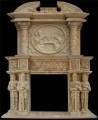 MARBLE FIREPLACE MANTLE SURROUND - MODEL MFP214