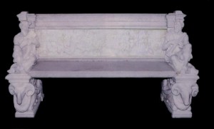 WHITE MARBLE BENCH – MODEL MB102 1