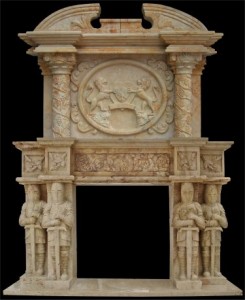 MARBLE FIREPLACE MANTLE SURROUND – MODEL MFP214 1