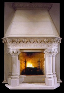FRENCH RENESSIANCE CREAM MARBLE FIRE SURROUND – MODEL MFP132 1