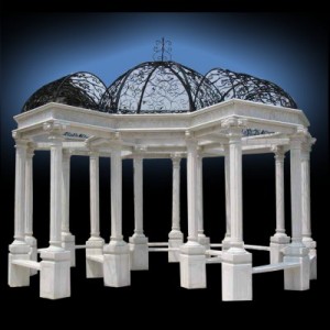 HAND CARVED EUROPEAN MARBLE ARBOR 1